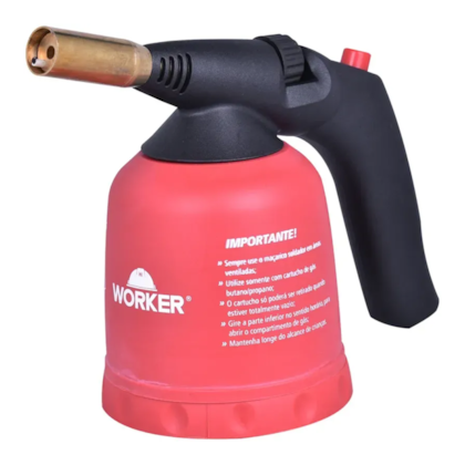 Maçarico Soldador a Gás Com Sistema Piezo 864650 Worker -13515e07-e746-43d6-b0d5-a6e8a9428c8a