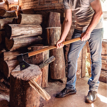 Machado Soldado 90cm C/Cabeça Redonda 3,5 em Aço e Cabo em Madeira 77322534 Tramontina-Multi-131517f9-79cd-4a89-ade2-a7df612d4cb3