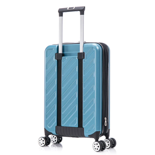 Mala de Viagem Compacta Giro com Rodas 360º e Cadeado Acoplado Azul Claro Nautika -dfb1021d-659a-43d6-aec1-46bc72881d4e