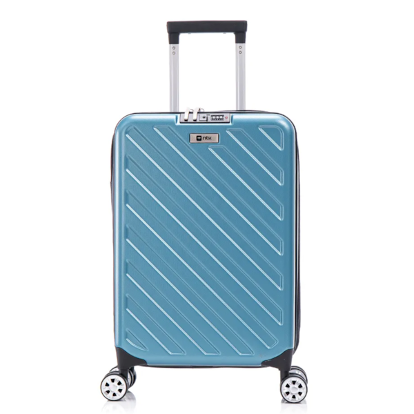 Mala de Viagem Compacta Giro com Rodas 360º e Cadeado Acoplado Azul Claro Nautika -5643eb12-b700-44b1-96a7-7f212be0d37c