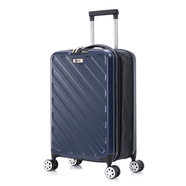 Mala de Viagem Compacta Giro com Rodas 360º e Cadeado Acoplado Azul Escuro Nautika-fcd9938b-7c77-491f-82c8-3c792a2ceefb