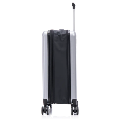 Mala de Viagem Compacta Giro com Rodas 360º e Cadeado Acoplado Prata Nautika-117a7c03-1064-41eb-aa20-0bf445303cdd