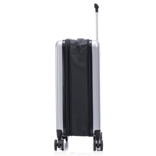 Mala de Viagem Compacta Giro com Rodas 360º e Cadeado Acoplado Prata Nautika-2ca3c22e-23ce-42fb-a505-ca329363dbac