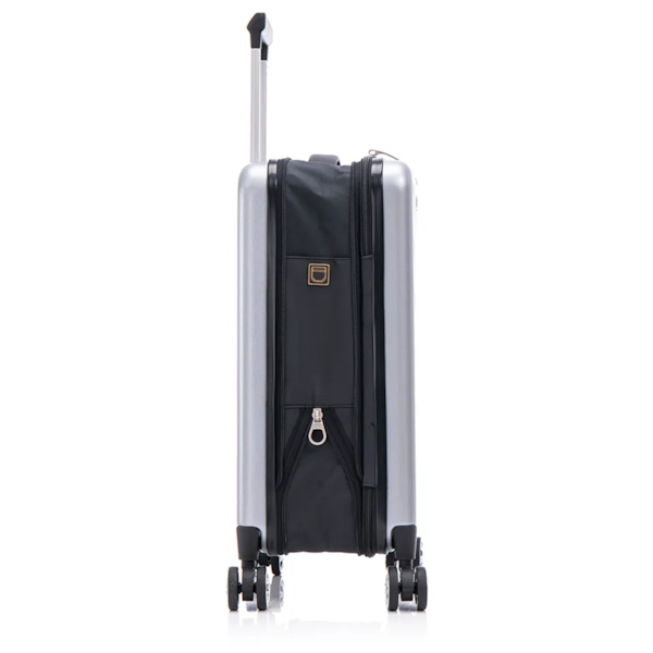 Mala de Viagem Compacta Giro com Rodas 360º e Cadeado Acoplado Prata Nautika-af795ab0-d6b4-4bb5-a988-b8fedde0d8a5