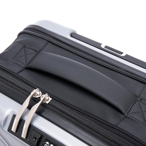 Mala de Viagem Compacta Giro com Rodas 360º e Cadeado Acoplado Prata Nautika-65d949e9-f8e2-4f89-907a-29585c7c4824