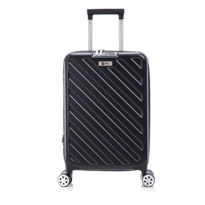 Mala de Viagem Compacta Giro com Rodas 360º e Cadeado Acoplado Preto Nautika-71fbddec-f051-4672-be50-cc7443b81ca4