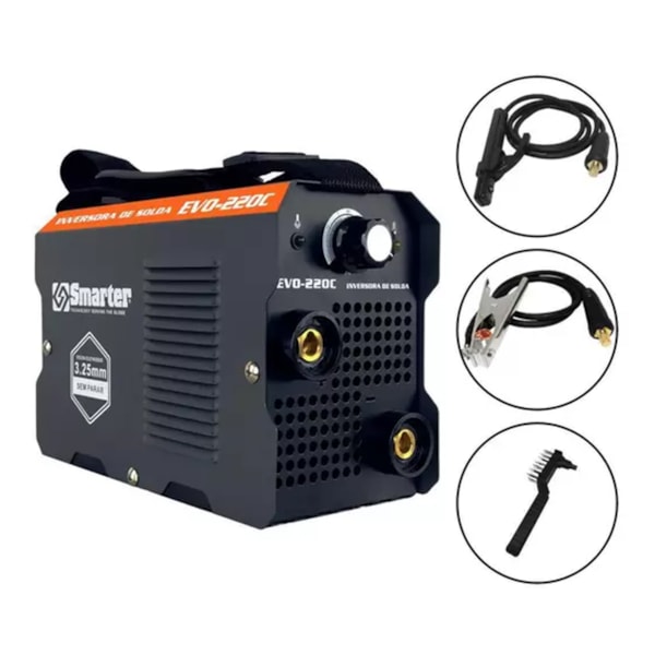 Máquina Inversora de Solda Portátil 170A EVO-220C 220V Smarter-a677b26c-a860-4dfe-b3b4-5fa146bc9c04
