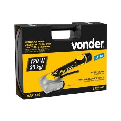 Máquina Para Assentar Piso a Bateria com Ventosa 12 V MAP 120 6001120000 Vonder-42d2ec06-37ef-4cbf-85d7-663d109d88ec