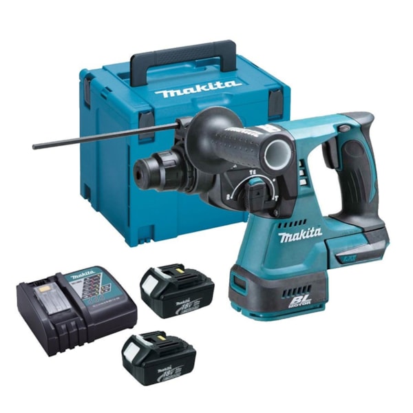 Martelete Perfurador Rompedor 18V á bateria DHR242RFE Makita-ce87d34e-3109-4484-9b80-76c8db5c0d8c