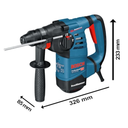Martelete Perfurador/Rompedor 800W SDS-Plus 3,1J 220V GBH 3-28 DRE Bosch-37ec1366-daa7-423a-bef5-7b5e5f13c995
