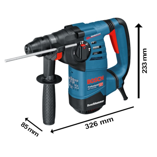 Martelete Perfurador/Rompedor 800W SDS-Plus 3,1J 220V GBH 3-28 DRE Bosch-16029254-9d28-4a3a-9733-d16d7286c84c