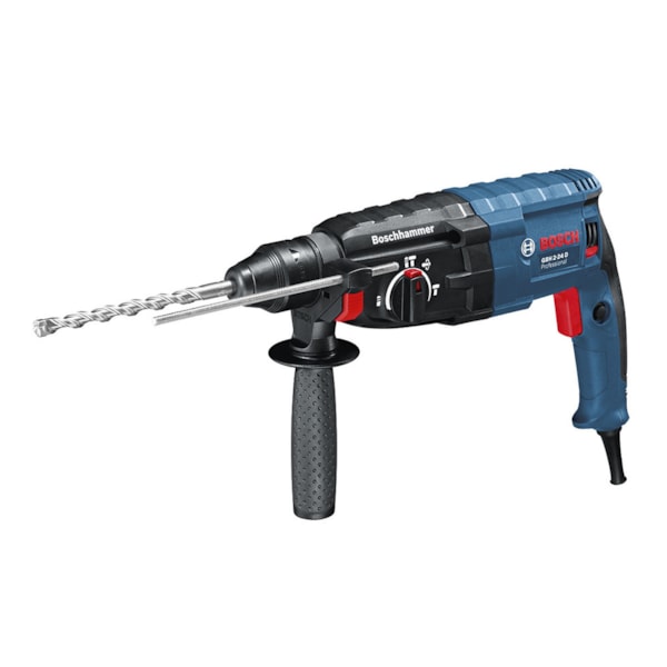 Martelete Perfurador Rompedor 820W 220V SDS Plus 2,7J + Kit 5 Brocas Videa GBH 2-24D BRO Bosch  -3db22a13-b0c7-4200-b03f-d802d1f4f018