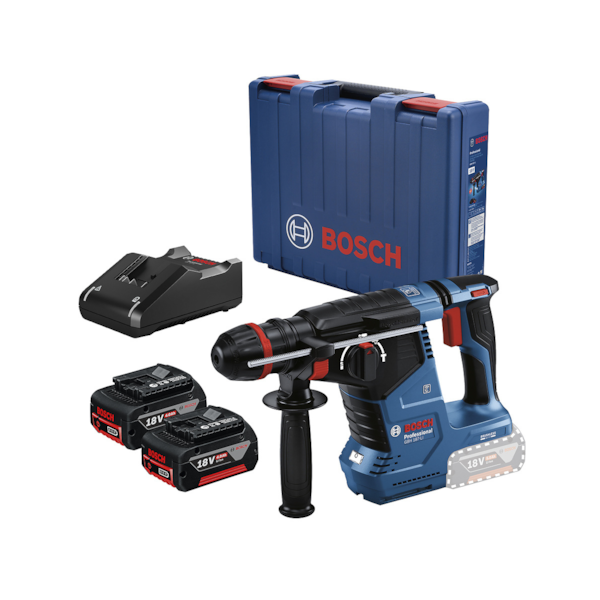 Martelete Perfurador Rompedor a Bateria 18V Brushless + 2 Bateria e Maleta GBH 187 LI BAT Bosch-35fc36fb-1335-478a-b1a1-befbe13e6aca