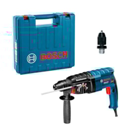 Martelete Perfurador/Rompedor SDS Plus 820W 110V + Maleta e Mandril GBH 2-24D Bosch 
