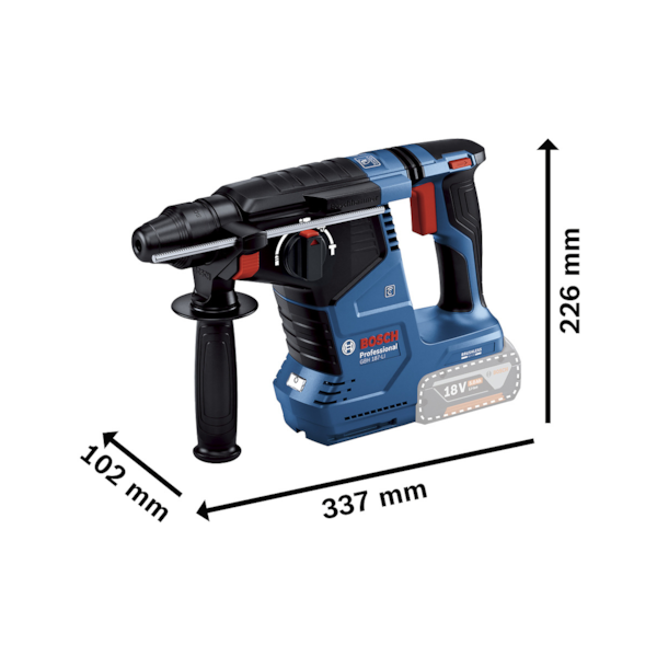 Martelete Perfurador Rompedor SDS Plus a Bateria 18V Brushless S/Bateria GBH 187 LI Bosch -e593a76a-a1fb-4306-90a3-1a302e3f48d7