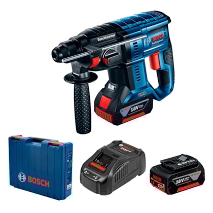 Martelete Perfurador SDS Plus 18V Com Carregador e Bateria GBH 180-LI Bosch-f97aa410-d988-4efa-8b7c-0c4bdb585d0c