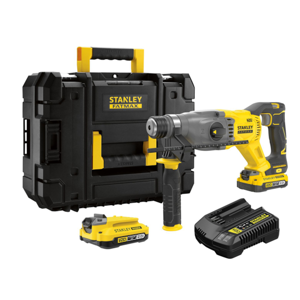 Martelete Rompedor/Perf SDS-PLUS (22mm) 20V Max Brushless com Maleta TSTAK SBH900D2K-BR Stanley-b258994c-c986-4581-a6fc-daf0e3e16527