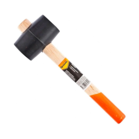 Martelo Borracha 60mm 450g Preto 1115055 Sparta