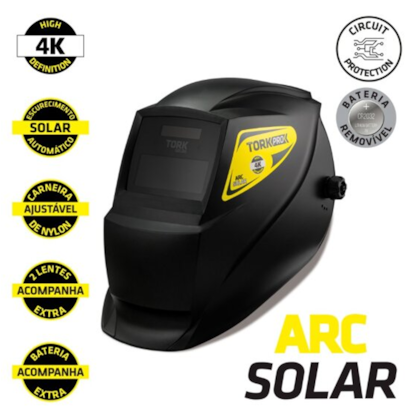 Máscara de Solda Arc Solar Vision 4K MSEA-601 Supertork-4ca3b0c8-525b-41cd-8bb5-ea726a40d8ce