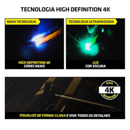 Máscara de Solda Arc Solar Vision 4K MSEA-601 Supertork-86238939-670c-46f0-996b-2c73ca31b165