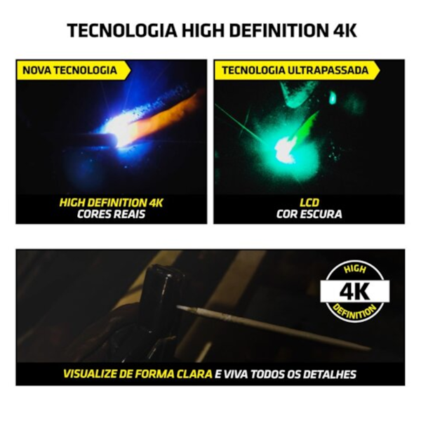 Máscara de Solda Arc Solar Vision 4K MSEA-601 Supertork-958f385f-4cc1-4779-8b65-2429d89ae954