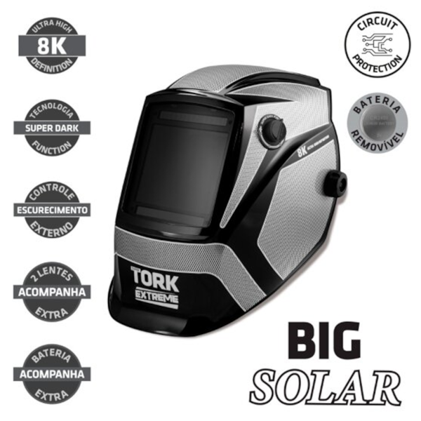 Máscara de Solda Extreme Big Solar 8K Upgrade MSEA-1103 Supertork-5053aaff-f438-447d-ac19-51e986e27c60