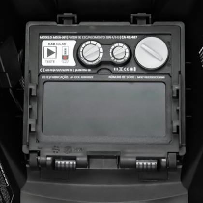 Máscara de Solda Profissional Kab Solar 4K MSEA-901 Supertork-2e40a3b6-eaac-40e0-ad95-c89d19baa385