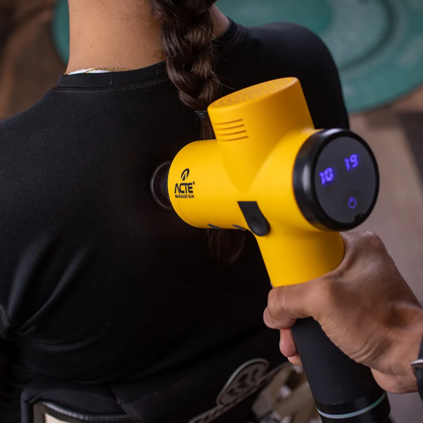 Massageador Profissional Massage Gun Amarelo R16-A Acte Sports-4a66f00b-f529-4326-a51f-20199c20e19b