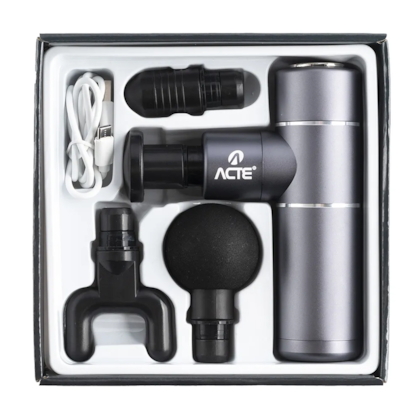 Massageador Profissional Massage Gun Preto R32-P Acte Sports-ecf23e09-7433-4ec1-8c62-d4f5c2d2c1ef