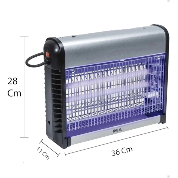 Mata Insetos Elétrico 16W PRO Prata e Preto 127V 929239 Kala-eaa6d6dc-8b76-421f-84a4-a619ac608771
