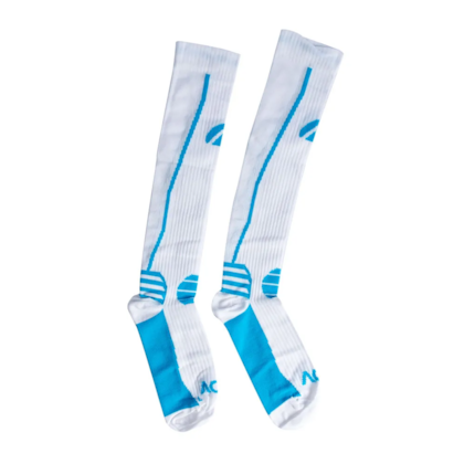 Meia de Compressão Fitness Branco e Azul Tamanho 33-38 F1-BA Acte Sports-1050adda-1248-4c55-9741-ef393a225977