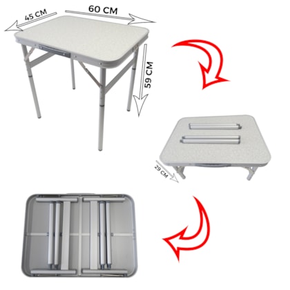 Mesa Dobrável Alumínio 60 x 45cm Vira Maleta Palisad-972d4ae0-68a9-4efc-9710-c80fa7ced89b