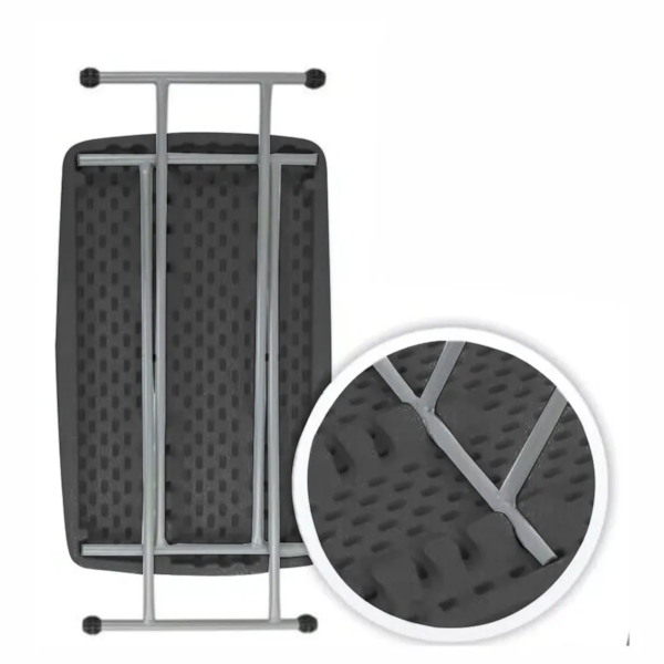 Mesa dobrável com ajuste de altura Robust 80cm NTK Preto 291101 Nautika-cca269eb-4cd8-4413-bab6-9346680e8f14