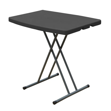 Mesa dobrável com ajuste de altura Robust 80cm NTK Preto 291101 Nautika