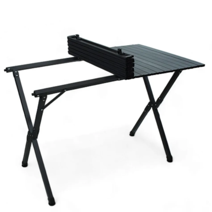 Mesa Dobrável Frade G 1,10 m x 70 cm Estrutura de Aço Preto Nautika-70d1080a-b863-4343-b301-ad172c84c9d9