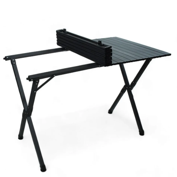 Mesa Dobrável Frade G 1,10 m x 70 cm Estrutura de Aço Preto Nautika-aa770a62-ac8d-4fe0-8a90-bf02fbcbaf59
