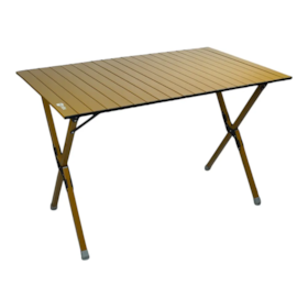 Mesa Dobrável  Frade G 1,10M x 70CM Aço Bege 291038 Nautika
