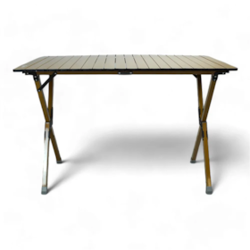 Mesa Dobrável Frade G 1,10M x 70CM Aço Bege 291038 Nautika