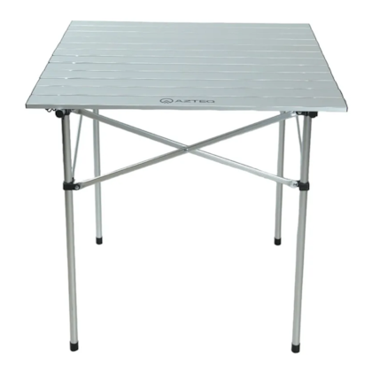 Mesa Dobrável Iztac em Alumínio 70x70cm Prata Azteq 742632 Nautika-e7dab676-5500-425a-8879-43e8eb45a9fe