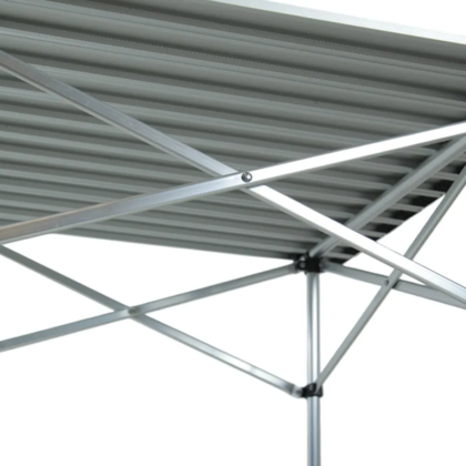 Mesa Dobrável Iztac em Alumínio 70x70cm Prata Azteq 742632 Nautika-f8e49000-151c-47f0-a05f-336b965be3f9