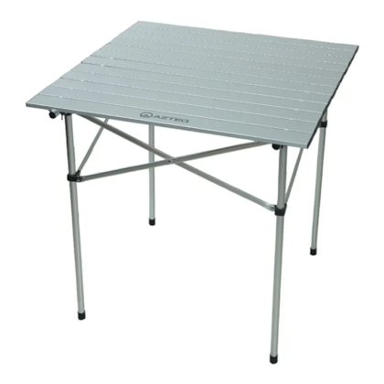 Mesa Dobrável Iztac em Alumínio 70x70cm Prata Azteq 742632 Nautika-84d66877-81e7-47c3-8484-81291cbd59e3