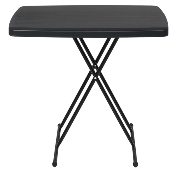 Mesa Dobrável Portátil Preta Com Ajuste de Altura 76cm Bel-a98916cd-9ff9-4635-99c0-1198726f5af7