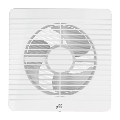 Micro Ventilador Exaustor 15Cm Branco 110V EXB151 Goar 