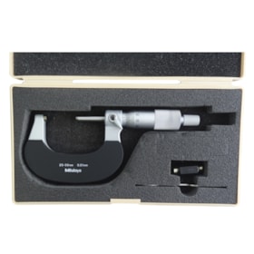 Micrômetro Ext Arco Esmaltado 25-50mm c/ Catraca Mitutoyo