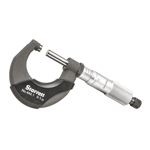 MICROMETRO EXTERNO C/ ISOLADORES NO ARCO 0-25 X 0,01MM 444.1MXRL-25 STARRETT-886f2b9b-a89d-4b5d-a994-13d5bc0a572c