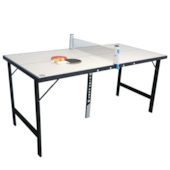 Mini Mesa de Ping Pong Portátil Completa Com Rede Retrátil + 2 Raquetes e 3 Bolas 486000 Bel Fix