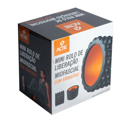 Mini Rolo Para Massagem de Liberação Miofascial Preto/Laranja T165 Acte Sports-fda0ca55-a224-4f82-9bf3-9ebf312ee30d
