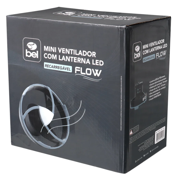 Mini Ventilador Flow Lanterna Led 400 Lumens 141800 BelFix-3e57cece-93d7-441e-a686-3af4014ea161
