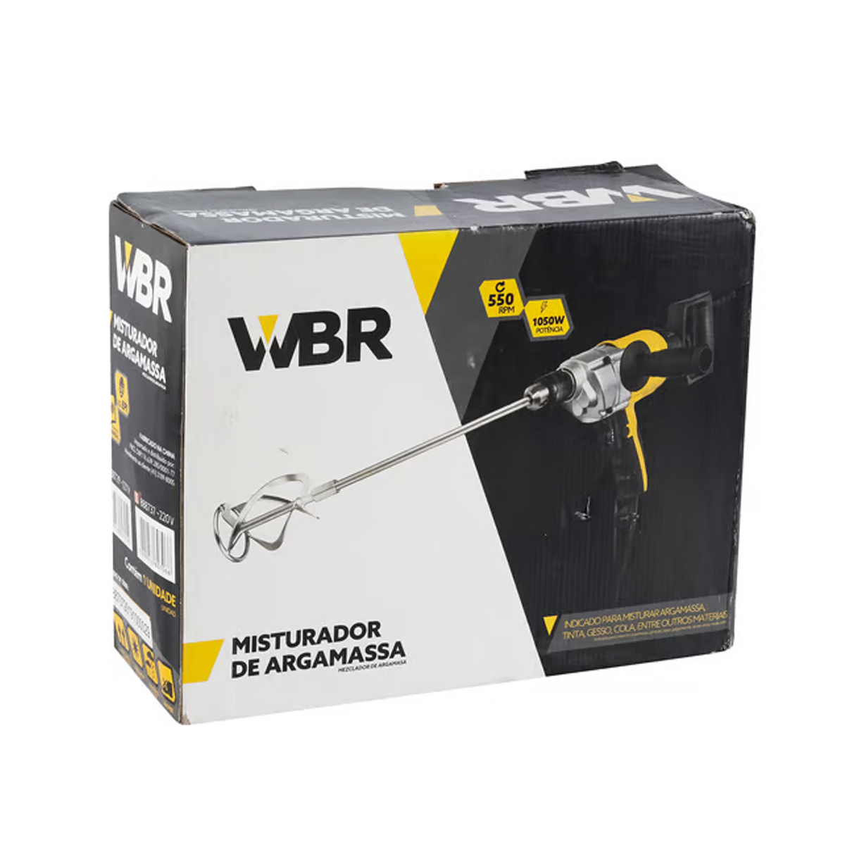 Misturador elétrico para argamassa 1050 watts 220V 888737 Wagner