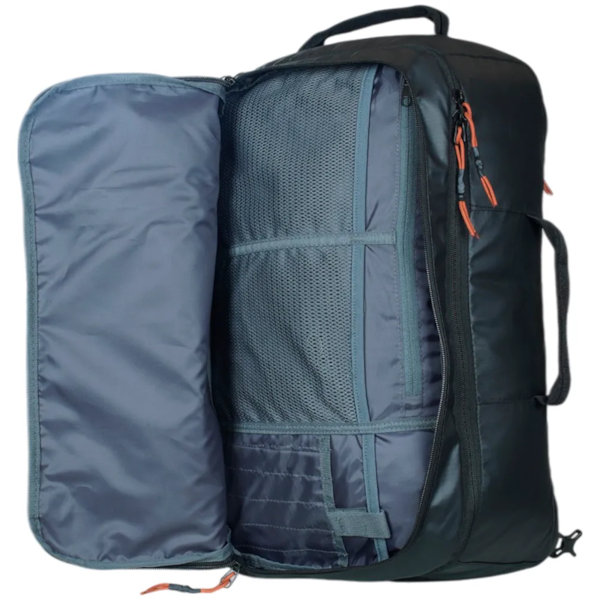 Mochila de Viagem Evoque 40L em Poliéster e Laminação PU 600D Preta 203051-PR Nautika-35dbada7-12b8-45c5-83e0-9ffc8fef60ea